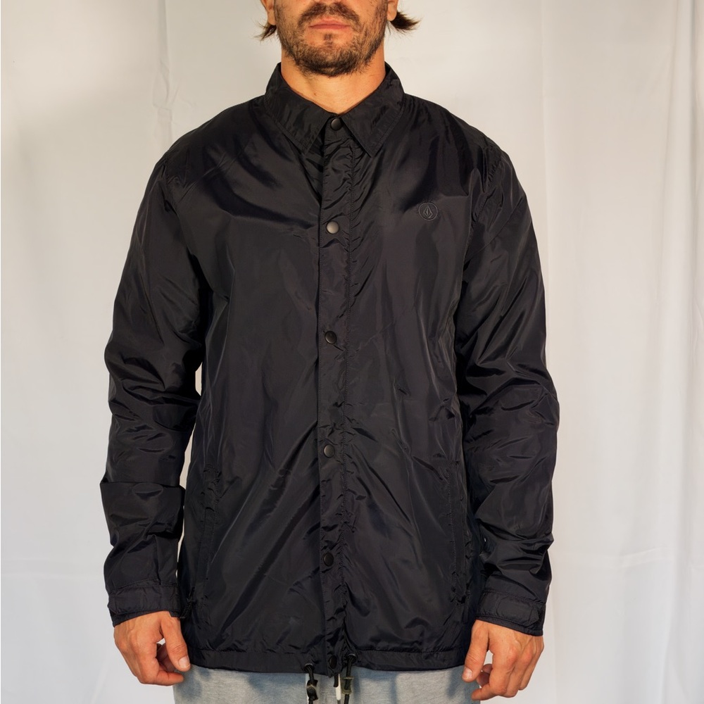 Volcom Black Lightweight Coach Jacket